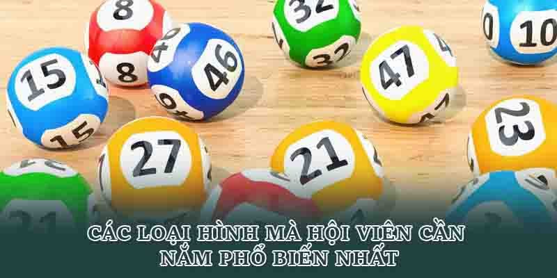 Các loại hình mà hội viên cần nắm phổ biến nhất